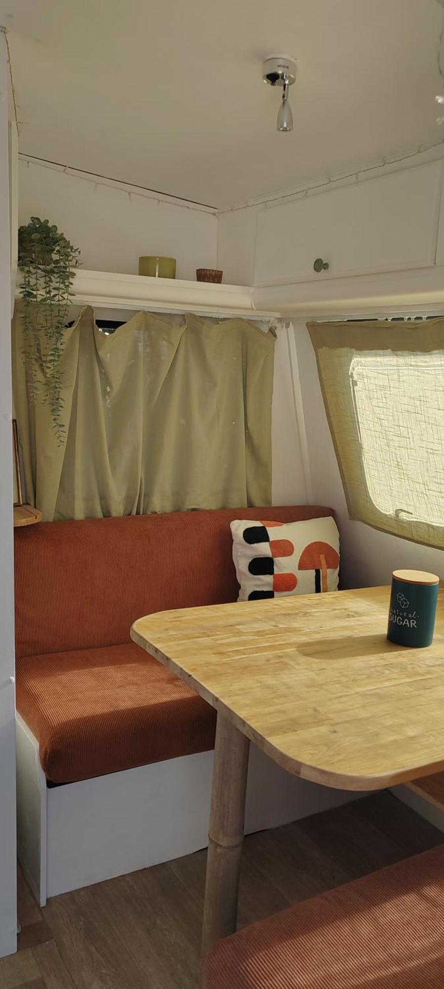 Caravane Boheme Equipee Glamping Jardin *